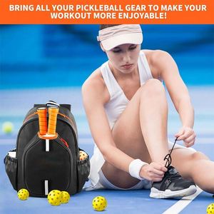 Sac à dos de sport de voyage gratuit, sac de pickleball, sac à raquettes, housse de raquette, sac de transport avec compartiment à chaussures - Product Image 5