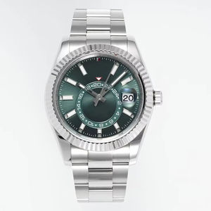 Reloj Mecánico de Lujo, Super Calidad, Resistente al Agua, 42mm, Movimiento ZFactory julilee2824 32.69.34 904l, Multifunción, Verde - Product Image 1