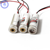 Brass Head 650nm 50mW 3-4.5V Red Dot Laser Diode Module W/Wire Lead