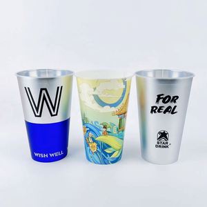 Vaso Cuadrado de Plástico PP con Tapa para Bebidas Frías Personalizadas, Vaso de Plástico PP Rígido para Té con Leche y Burbujas - Product Image 4