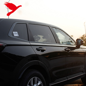 Màu đen đầy đủ cửa sổ sill khung trung tâm trụ cột Dải đúc Bìa <span class=keywords><strong>TRIM</strong></span> cho Honda CR-V 2023-2025 - Product Image 3