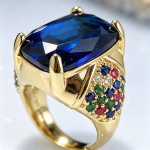 Anello Aperto dal Design Quadrato Vintage, Anello Unisex alla Moda, Accessorio Regolabile per Dito, Stile Retrò - Product Image 6