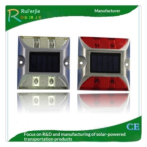 <strong>Manufacturer</strong> Solar <strong>Road</strong> <strong>Stud</strong> Light G010 Cast Aluminum LED Reflective Pavement Waterproof Raised Marker - Product Image 2