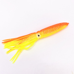 Nouvelles Jupes de Calamar en Caoutchouc Cheery de 18 cm et 22 cm, Leurres Souples pour la Pêche au Thon et au Voilier, Couleurs Assorties - Product Image 3