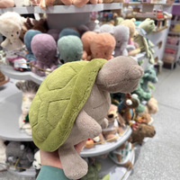 Peluche Tortue JC Timmy Mignonne, Jouet en Peluche Super Doux, Poupée en Coton PP, Tortue en Peluche pour Cadeau d'Anniversaire Enfant