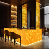 Pierre translucide en cristal blanc rétroéclairée naturellement avec lumière LED colorée personnalisée