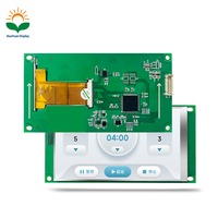 Modul Layar LCD Industri 5 Inci 854x480 Antarmuka MCU 8-bit Sudut Pandang Lebar untuk Pengontrol Mesin CNC