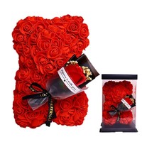 Fleurs préservées, ours en roses, bouquets de savon, fleurs en mousse, ours en peluche, boîtes cadeaux, cadeaux de Thanksgiving, cadeaux de remise de diplôme, respectueux de l'environnement