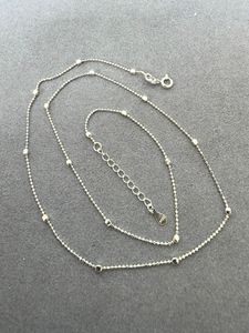 <span class=keywords><strong>Collier</strong></span> ras du cou D606 tendance avec perles en forme de boule, chaîne de perles, <span class=keywords><strong>collier</strong></span> fini pour la création de bijoux DIY - Product Image 4
