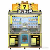 Machine à grue en anglais Funspace, jeu de prix à pièces pour les centres de jeux, garantie 1 an, fabriquée en métal durable