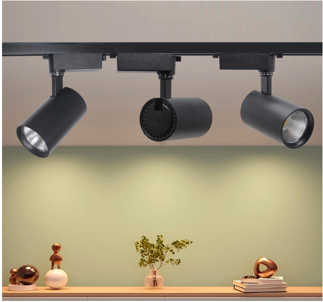 Wholesale 20w 30w 40w LED Spot Light Modern Design Indoor Lighting Track Mounted Aluminum for Supermarket Adjustable