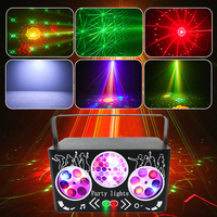 Lumières de fête RGB à commande vocale Wuzstar DMX512 - Effets stroboscopiques pour mariages, KTV, clubs, karaoké et décorations de fêtes