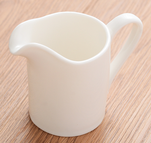 เหยือกครีมขนาดเล็กทำจากเซรามิกคุณภาพสูง พร้อมฝาปิดและพวยกา สำหรับใส่ซอสหรือครีม ปริมาตร 350 มล. เหมาะสำหรับโรงแรมและร้านอาหาร - Product Image 4