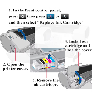 300Ml <span class=keywords><strong>HP</strong></span> 746 Cao Cấp Tương Thích Màu Sắc Thương Hiệu Mới Hộp Mực Refill Sắc Tố Mực Cho Hp746 Cho <span class=keywords><strong>HP</strong></span> Designjet Z9 Z6 Z5600 Máy In - Product Image 4