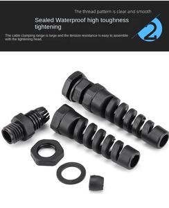 Conector de Cable de Nylon Anti-Doblez de Alta Calidad Marca ZHENXING, Modelo PG16 PG13.5 IP68 PG21 IP66 PG29, Accesorios Impermeables - Product Image 4