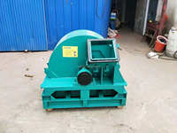 Broyeur de bois diesel multifonctionnel Broyeur à marteaux Broyeur d'arbre de jardin Broyeur de bois pour bois