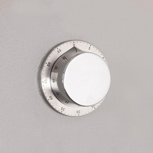 Magnetic Kitchen <b>Timer</b> Stainless Steel <b>Timer</b> Baking Reminder for Learning Time Management Mechanical Alarm Clock - Product Image 2