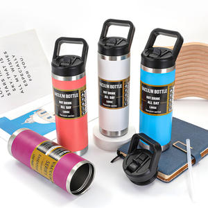 Botol Termos Air Stainless Steel Custom 18 36 26oz dengan Tutup Chug, Tumbler Gaya Outdoor, Cangkir Logo Custom Termal - Product Image 2