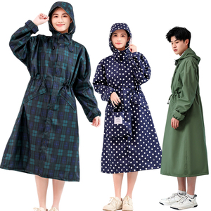 2025 nuovo impermeabile da uomo ad asciugatura rapida da <span class=keywords><strong>donna</strong></span> per escursioni a piedi lungo impermeabile Anti-temporale per Poncho esterno carino - Product Image 1