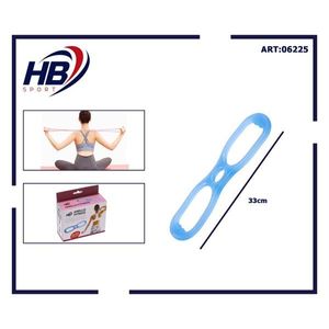 Banda de Ejercicio en Forma de 8 de TPR Azul con Alta Resistencia para Entrenamiento Físico - Product Image 3