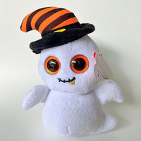Dessin animé mignon Kiki Halloween en peluche avec de grands yeux Pacify Pocket Beanie Baby Animal Doll for Kids Low quantité minimale de commande