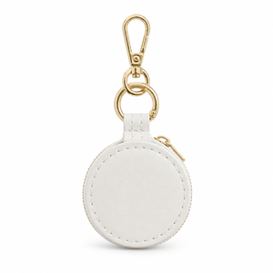 Estuche de Joyería Redondo de PU con Cierre y Gancho para Llaves, Mini Portátil, Ecológico, Multicolor, para Guardar Joyas - Product Image 4
