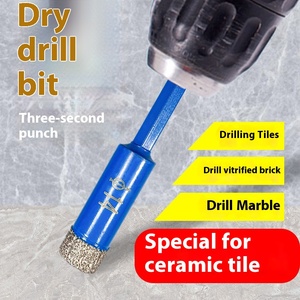 <span class=keywords><strong>Foret</strong></span> sec au <span class=keywords><strong>diamant</strong></span> en acier brasé pour carrelage Marbre Béton Main Perceuse électrique Poignée hexagonale 8mm M14 <span class=keywords><strong>5mm</strong></span> pour trépan en verre - Product Image 5