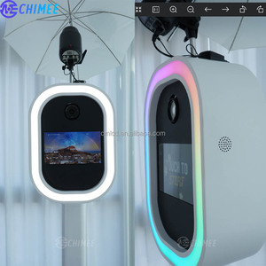 Machine de photomaton pour fête, appareil <span class=keywords><strong>photo</strong></span> d'impression en libre-service, photomaton DSLR avec écran tactile de 13,3 pouces, support d'imprimante et flash - Product Image 3