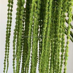 Fiore Artificiale Decorativo da Appendere per Matrimoni, Amaranto Morbido in Plastica Bordeaux per Composizioni Floreali per Matrimoni, Feste e Casa - Product Image 6