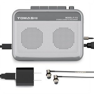 Reproductor de Casetes Estéreo Retro de Fábrica, Grabadora de Casetes Portátil con Altavoces Dobles, Walkman con Conector para Auriculares, Alimentación por Batería CC y CA - Product Image 5