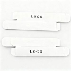 Custom Gold Foil <b>Makeup</b> <b>Box</b> Manufacturer White Cardstock Packaging for Cosmetics and Beauty Products - Product Image 1