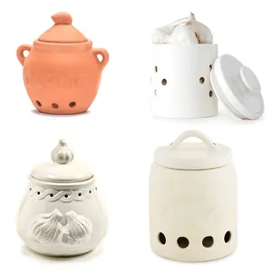 陶瓷蒜头罐，定制3D陶瓷姜片任何形状和尺寸和颜色