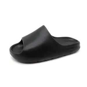 HEVA Unisex sıcak satmak rahat sandalet yumuşak EVA taban su geçirmez duş banyo slaytlar kadınlar için özel logo kaydırıcılar terlik