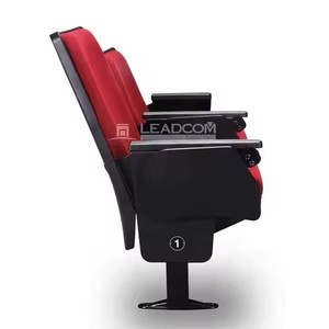 Leadcom, silla de auditorio de plástico para escuela trasera, asientos de sala de conferencias con tableta de escritura, de plástico, a la moda - Product Image 2