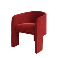 Chaise de canapé simple moderne de style italien Tissu nordique léger Design de luxe pour bureau Hôtel Réunion Utilisation de salon Meubles de maison