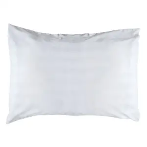 Deeda Factory Sarung Bantal Hotel/Sarung Bantal, Sarung Bantal Hotel Motif Garis Satin 100% Katun 300tc