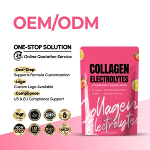 Poudre de boisson électrolytique au collagène 2-en-1 OEM/ODM sous marque privée pour la santé des femmes : hydratation rapide, soutien cutané et capillaire - Product Image 1