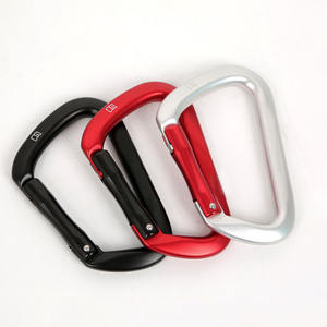 Mosquetón <span class=keywords><strong>de</strong></span> Seguridad en Forma <span class=keywords><strong>de</strong></span> D para Escalada, <span class=keywords><strong>Descenso</strong></span> Rápido, Equipo <span class=keywords><strong>de</strong></span> Barranquismo, Aleación <span class=keywords><strong>de</strong></span> Aluminio, Alta Resistencia - Product Image 3
