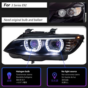 Nouveaux phares LED E92 <span class=keywords><strong>E93</strong></span> pour Série 3 M3 2006-2012 330i 335i DRL HID 6000K Modifié <span class=keywords><strong>Angel</strong></span> Eye Bi Beam - Product Image 6