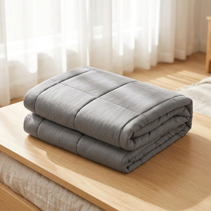 Cooling <b>Weighted</b> <b>Blanket</b> Queen Size Soft Glass Beads Four Seasons Use Release Anxiety Heavy - Product Image 3