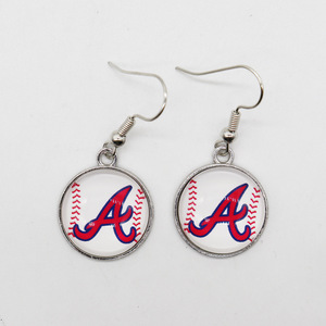 Pendientes con Logotipo de Equipos Deportivos Personalizados al por Mayor con MOQ Bajo, Pendientes con Logotipo de Equipos de Béisbol Estadounidenses - Product Image 2
