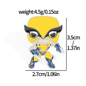 5 diseños Popular <span class=keywords><strong>película</strong></span> americana <span class=keywords><strong>maléfica</strong></span> bruja broche alfileres para ropa lindo Metal esmalte famosa marca broche hombres - Product Image 3