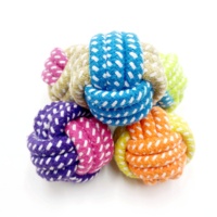 Jouets à mâcher durables pour chiens, très demandés, balle en corde de coton, jouet à mâcher pour chien