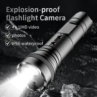 HD 1080P étanche DVR caméra Sports de plein air vélo moto casque 4K caméra d'action avec lampe de poche 18MP caméra de Sport de plein air