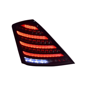 ไฟท้าย LED แบบเรียงลำดับ เลนส์ใส ใหม่ สำหรับ Mercedes-Benz S-Class W222 2013-2016 รุ่นปรับโฉม ไฟเบรกแบบไดนามิก ไฟเลี้ยว 6000K 6000 - Product Image 3