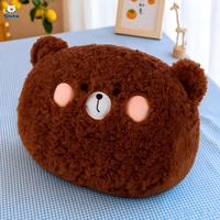 Coussin chauffe-mains en peluche Kawaii, doux en polaire Sherpa, pour l'hiver, personnalisable en forme d'animal
