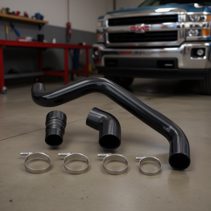 Kit Intercooler per GMC Chevy Duramax 6.6 Diesel 2004-2010, Lato Caldo in Alluminio D0100HAWXCW - Product Image 2