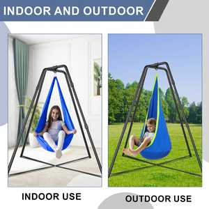 휴대용 교수형 캔버스 해먹 포드 키즈 스윙 의자 - Product Image 2