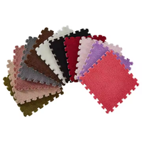 Tapis personnalisé en velours innovant Tapis de jeu pour bébé Carreau de tapis à emboîtement pour la décoration intérieure