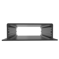 Boîtier en aluminium anodisé d'usinage CNC Boîtier d'instrument électronique en métal Boîtier PCB Boîte de jonction